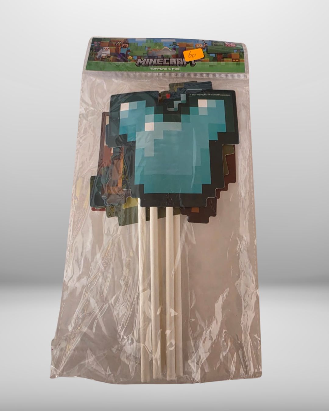 Paquete de toppers decorativos de Minecraft