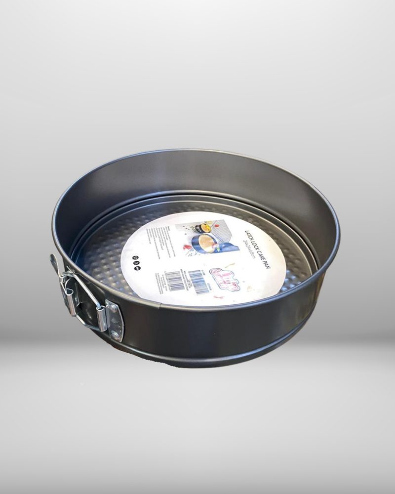 Molde desmontable redondo antiadherente de 24 cm con broche